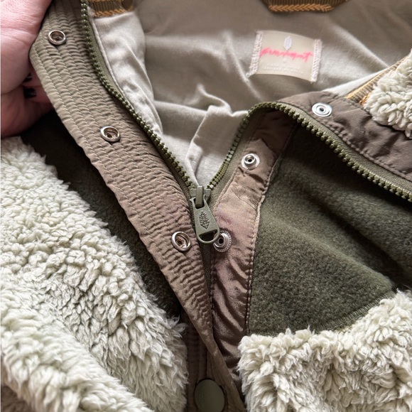 FP Movement Fall to Rise Fleece Quarter Snap Jacket Small - Picture 7 of 9